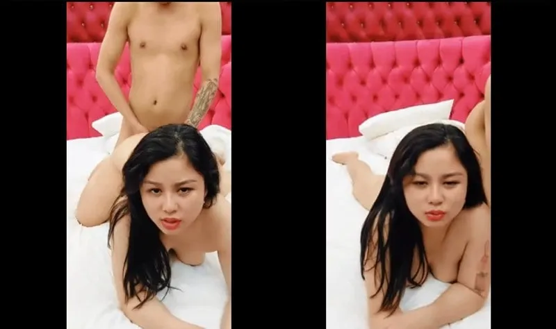 Hai bà xã ông xã live stream địt - 1